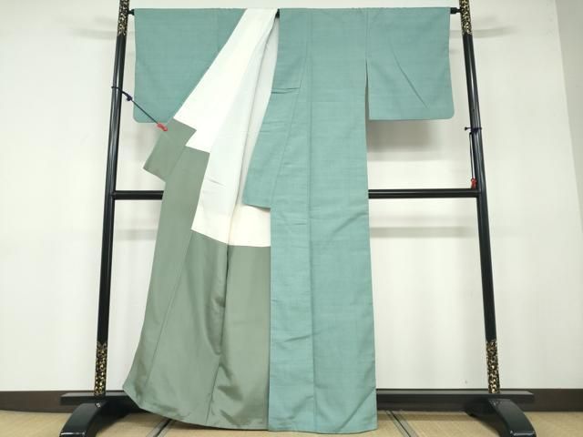 平和屋着物○結城紬 薄青色 正絹 逸品 DAAW5867ud - メルカリ