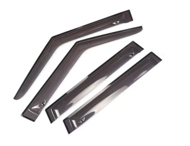 BMW ミニクラブマン F54 6ドア 2016年- サイドウインドウバイザー 風切音防止 雨除け 外装4Pセット