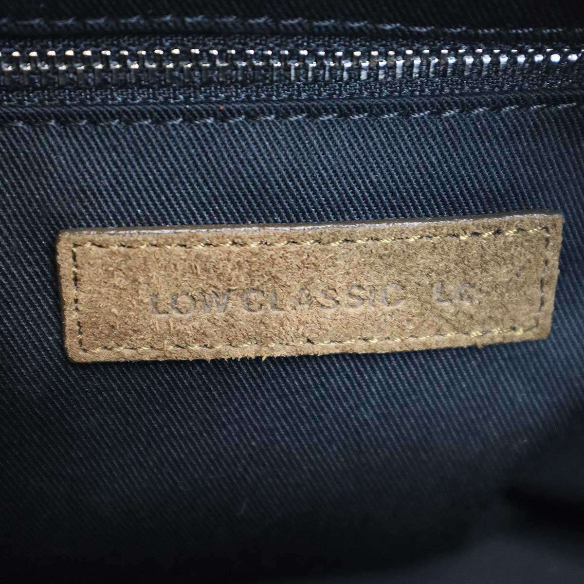 【新品未使用】LOW CLASSIC CARAMEL BOX BAG LOW CLASSIC