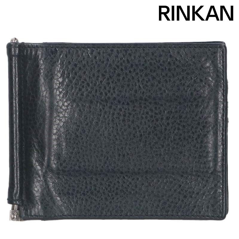 クロムハーツ WALLET MONEY CLIP マネークリップレザーウォレット財布 メンズ