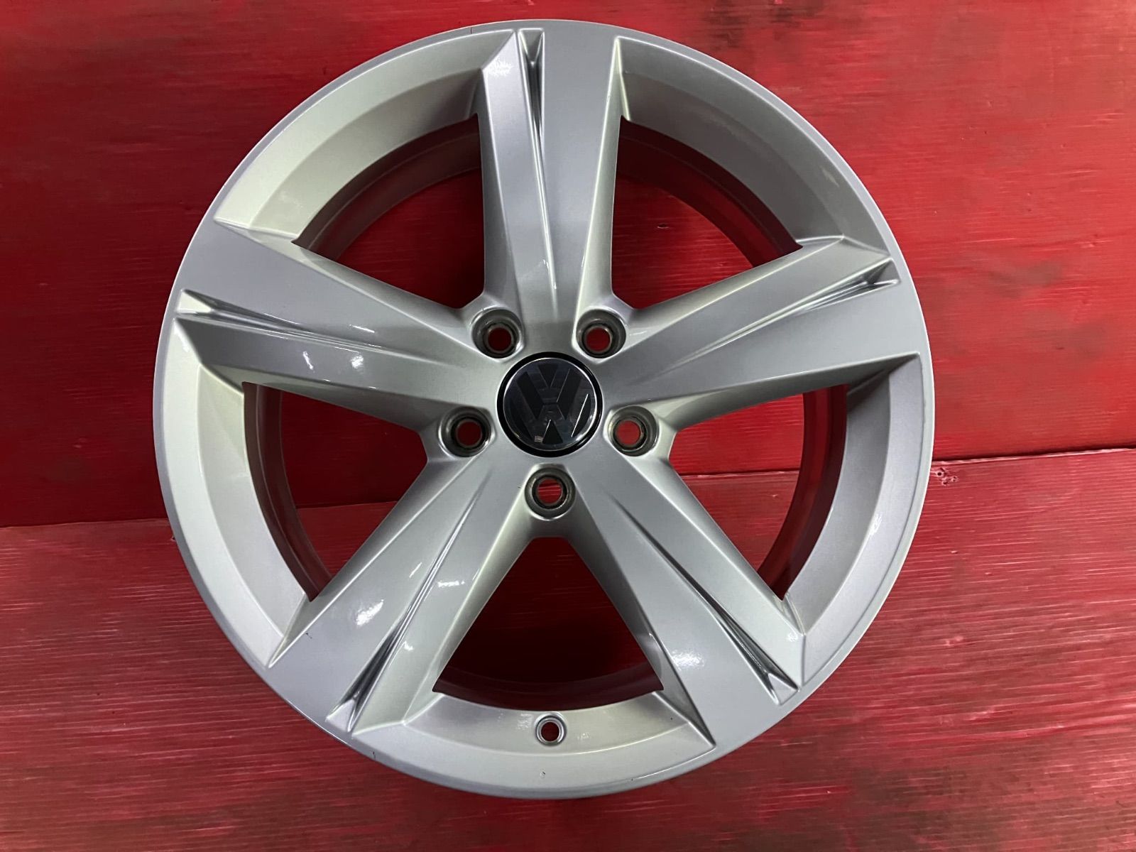 フォルクスワーゲン 純正【中古】中古ホイール 17インチ PCD112 VW 
