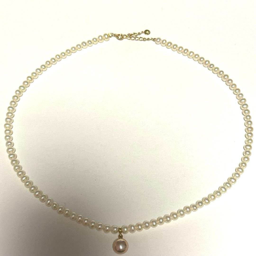 ミキモト ペルリータ MIKIMOTO ネックレス K18 ベビーパール 極美品