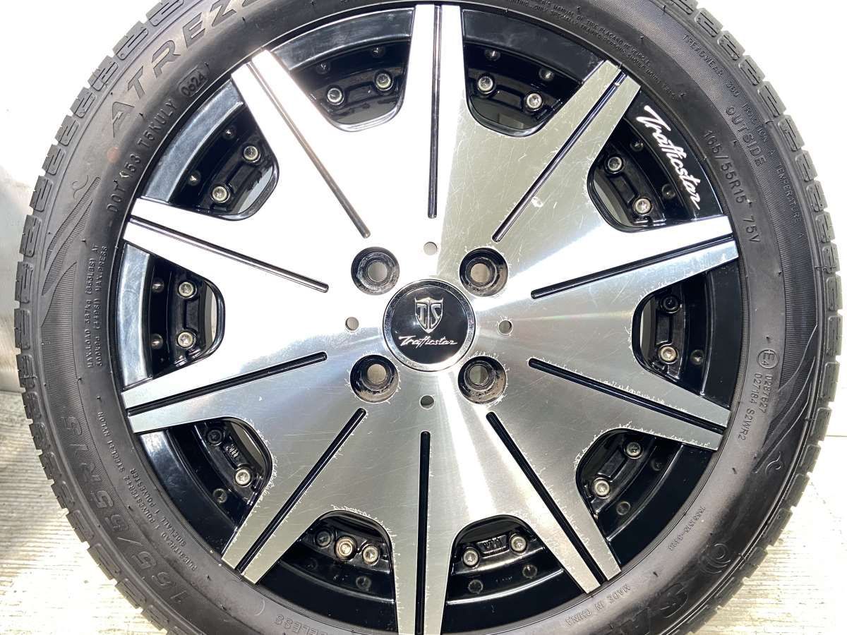 165/55R15 MARQUIS CST MR61 トラフィックスター 15x4.5 45 ・ 15x4.5 