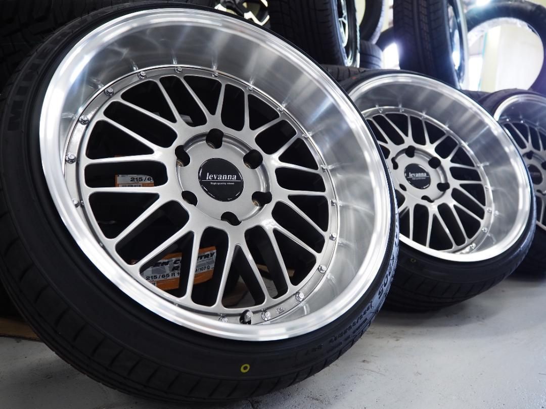 要オーバーフェンダー カスタムサイズ 深リム levanna V10LTH 19inch 9.5J 6H139.7 8 ハイエース 225|35R19