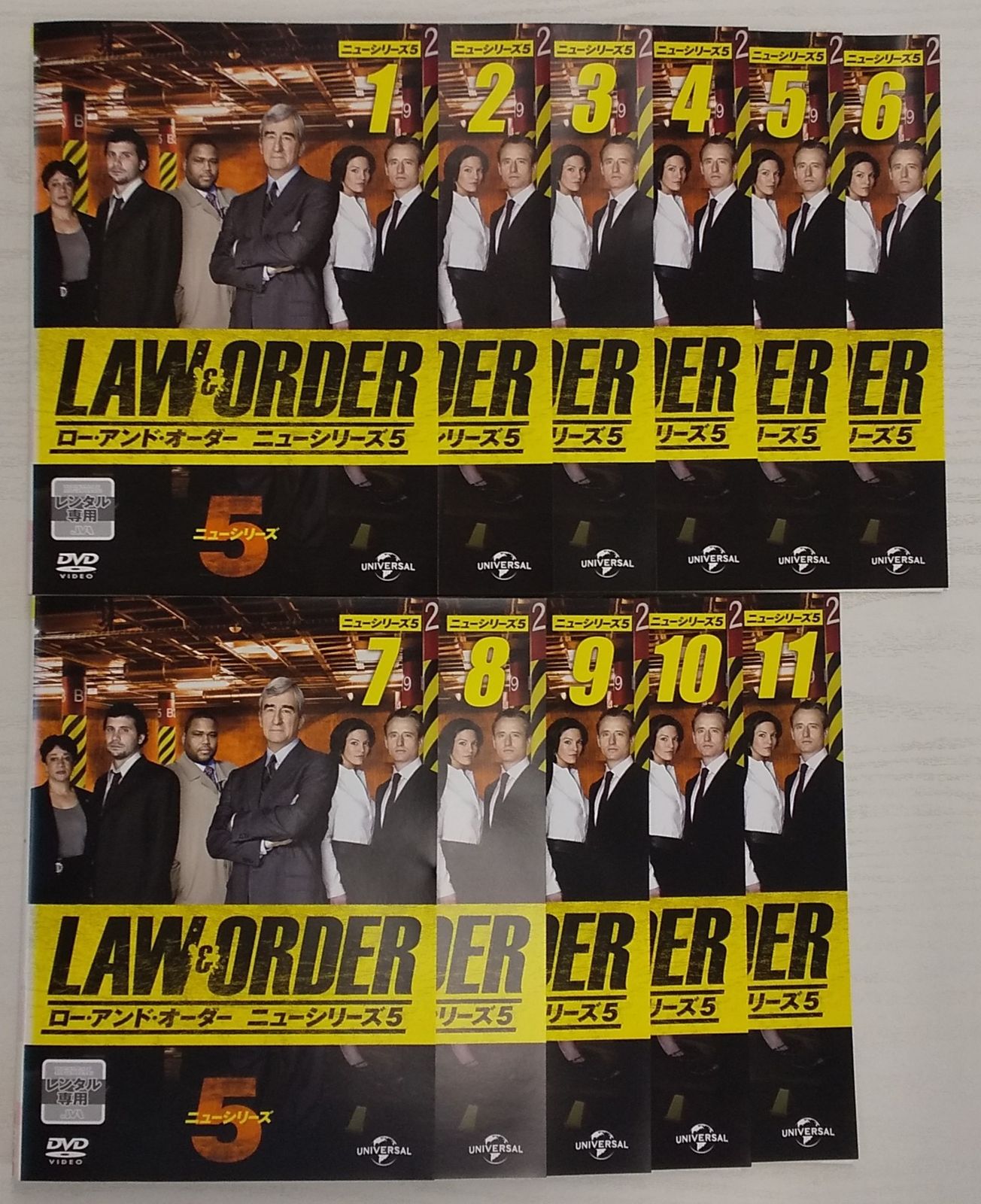 『ロー・アンド・オーダー』ニューシリーズ1～6 計64巻セット レンタル済DVD Amazon.co.jp: LAW&ORDER/ロー・アンド・オーダー バリュー