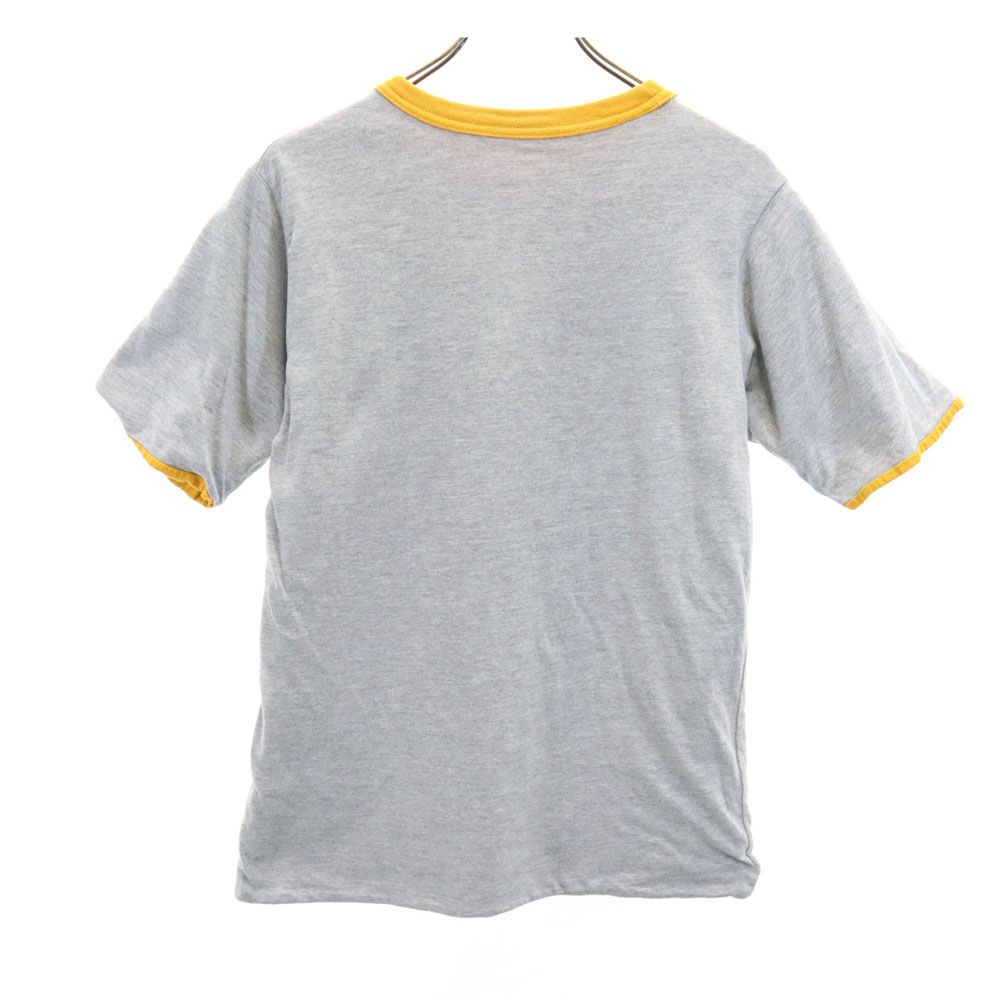 ワラワラ 90s USA製 オールド ゲームT 半袖 リバーシブル Tシャツ M イエロー Walla Walla Collegiate Mills メンズ