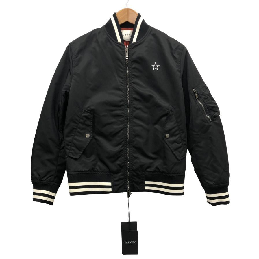 VALENTINO ジップアップ ブルゾン ブラック 【公式通販】