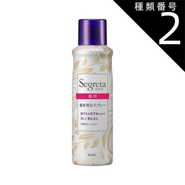 種類2 6個 まとめ買い 花王 セグレタ 髪を育むスプレー 150g