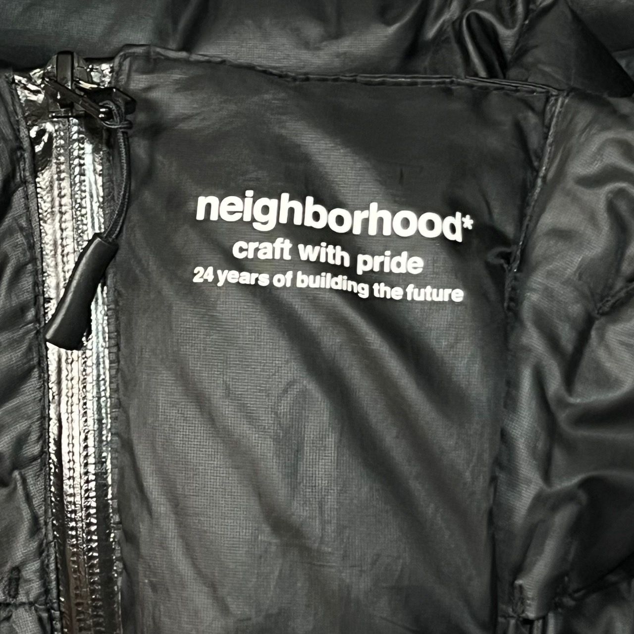 NEIGHBORHOOD(ネイバーフッド) DEJ DOWN/ロゴダウンジャケット 182TSNH