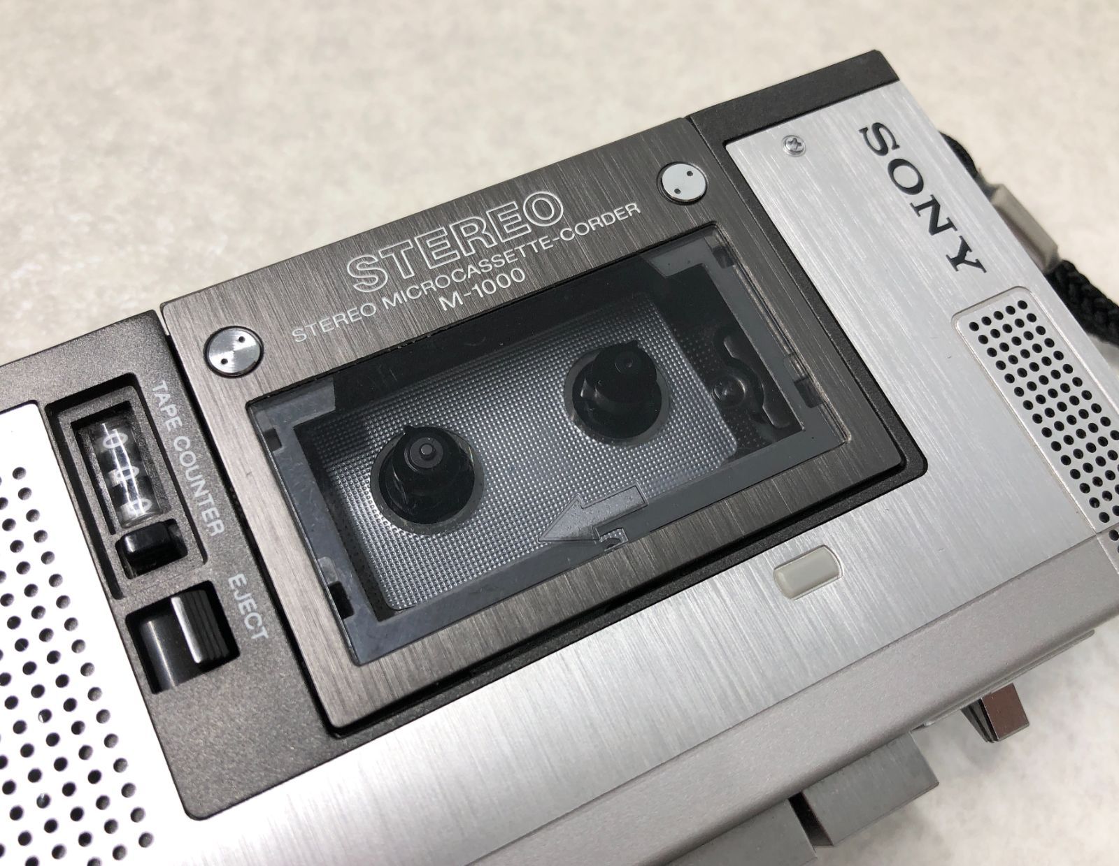 SONY マイクロカセットレコーダー M-400B SONY マイクロカセットレコーダー M-400B 動作品 SONYの超精密マイクロ