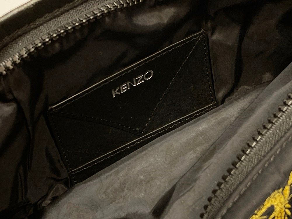 ケンゾー KENZO Dragon Kenzo Bumbag ドラゴン ロゴ 黒 ショルダーバッグ バッグ メンズバッグ ショルダーバッグ・メッセンジャーバッグ 刺繍 ブラック 101bag-120