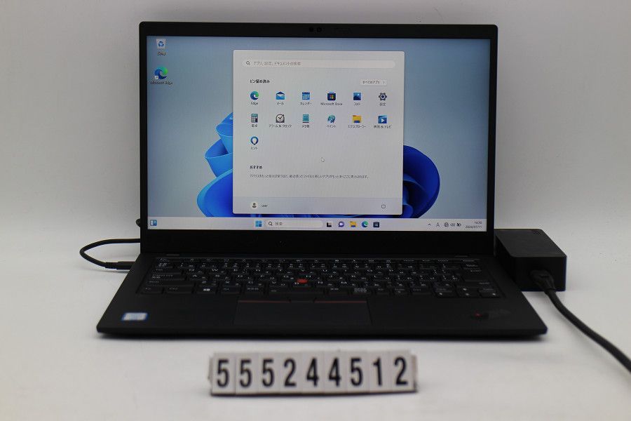 Lenovo ThinkPad X1 Carbon 7th Gen Core i5 8365U 1.6GHz/16GB/256GB(SSD)/14W/FHD(1920x1080) タッチパネル/Win11 【555244512】