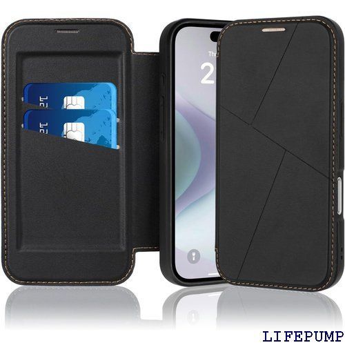 doeboe iPhone 16 Pro Max ケース カバー 手帳型 高級PUレザー 2枚 ic カード収納 アイフォン16 Pro Max ケース カード入れ 2024 iPhone 16 Pro Max スマホケース 手帳ケース ス 財布型 2680