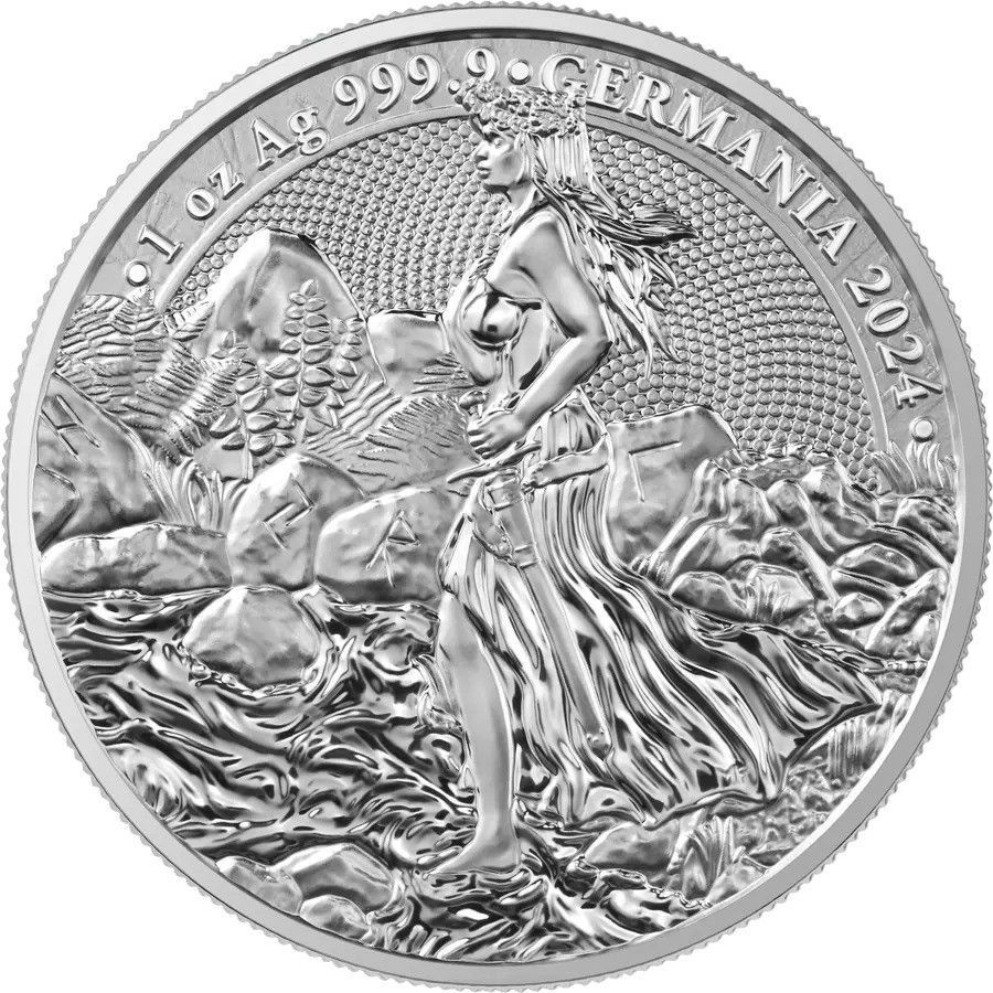 #2024年ポーランドゲルマニア純銀1オンス銀貨# 保証書・カプセル付き] 2024年 (新品) ポーランド「ゲルマニア