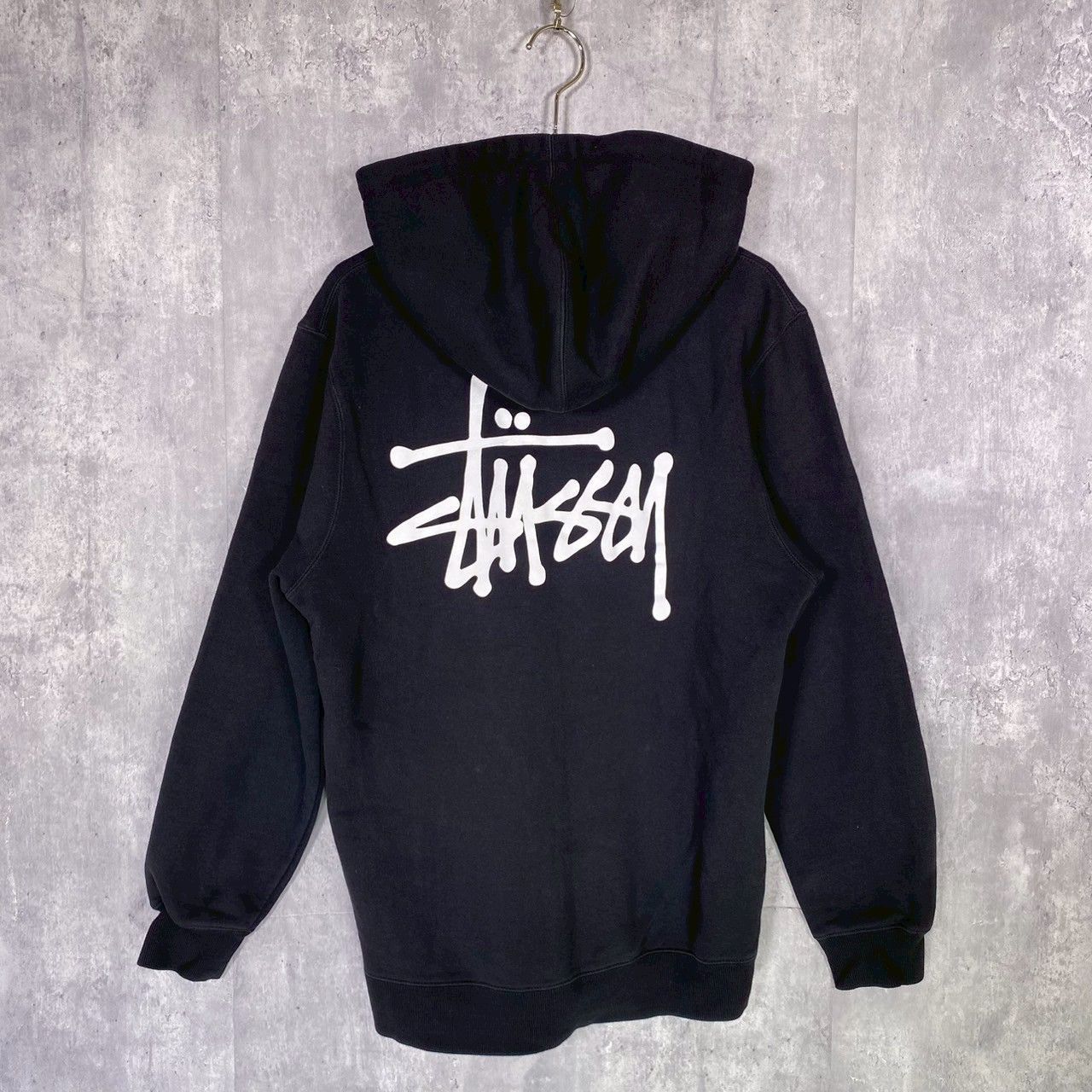 Stussy ブラック パーカー Mサイズ［みにさん専用］ STUSSY NIKE コラボ パーカー ブラック Sサイズ - メルカリ