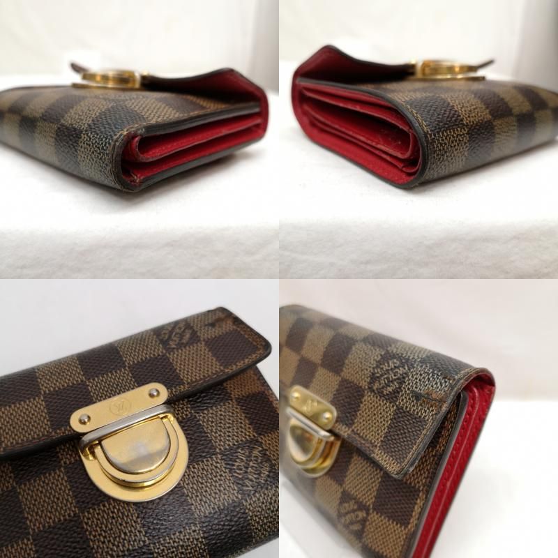 LOUIS VUITTON ルイヴィトン 財布 二つ折り ダミエ エベヌ