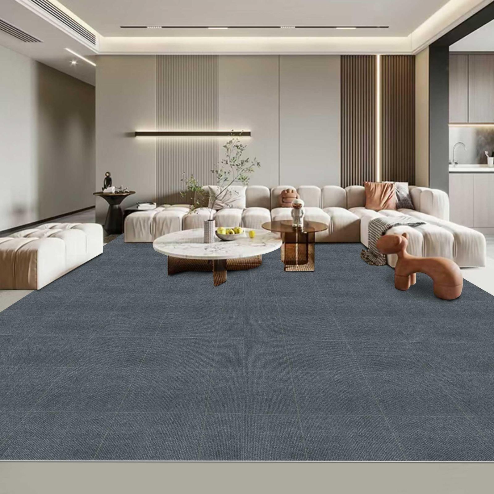 ブランド ジョイントマット タイルカーペット タイルマット 30*30cm 40枚 約2.2畳 HAODEMI 大判 吸着マット ペット 床 子供 ペット ジョイント カーペット 置くだけ 薄さ4mm 防音シート 防寒保温 子様|お年寄り|ペット猫