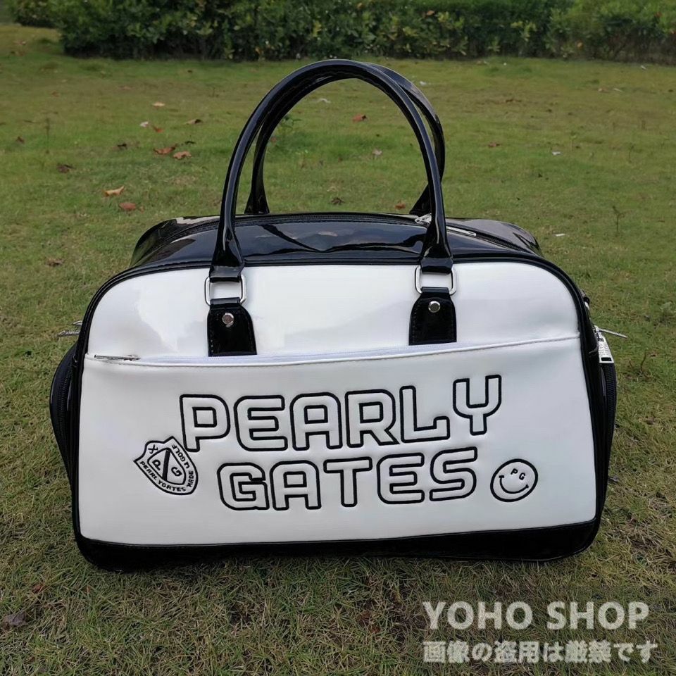 人気商品 PEARLY GATES パーリーゲイツ ゴルフ衣類用ボストンバッグ ゴルフ服バッグ 旅行用バッグ エナメル ブルー - メルカリ