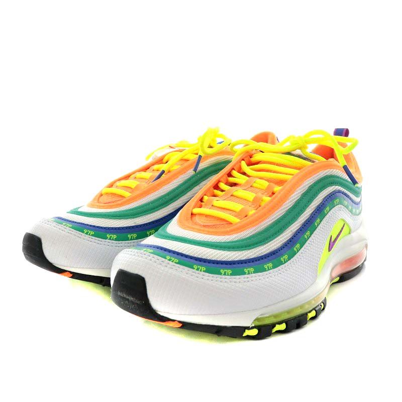 ナイキ NIKE AIR MAX 97 OA JL LONDON SUMMER OF LOVE エアマックス オンエア ロンドン サマー オブ ラブ  スニーカー シューズ US10 28.0cm マルチカラー オレンジ 白 青 緑 CI1504-100