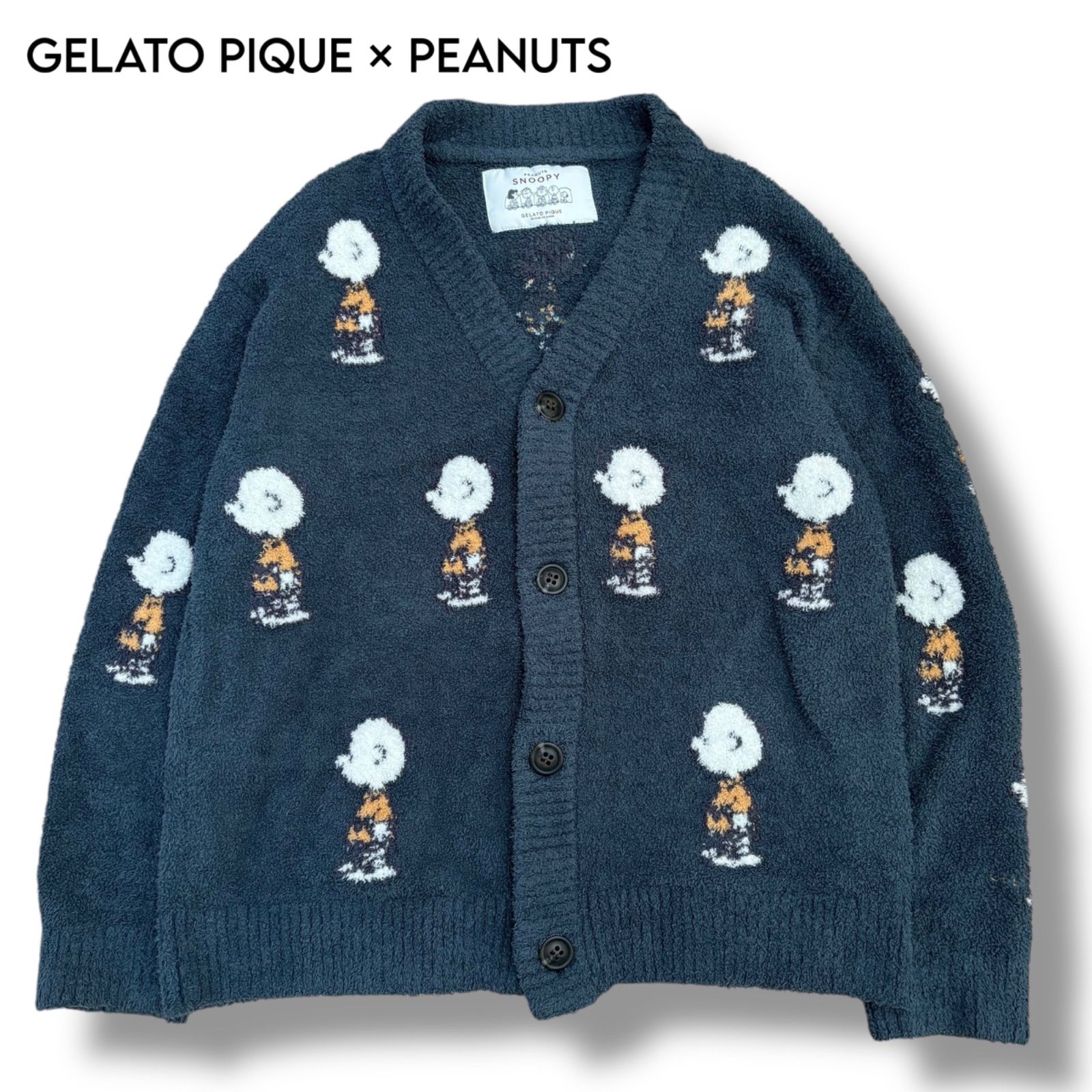 GELATO PIQUE × PEANUTS】チャーリーブラウン カーディガン M - メルカリ