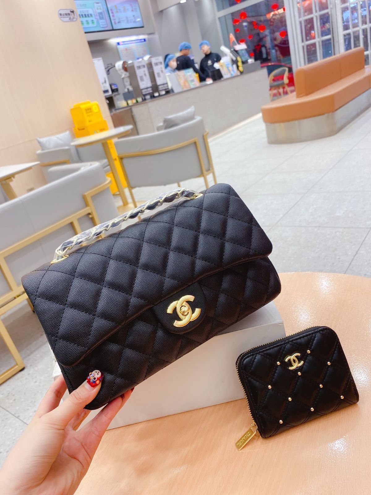 【すぐ届く☆★長財布も入る♪】シャネル ショルダーバッグ 楽天市場】CHANEL シャネル CHAIN WALLET BAG チェーン