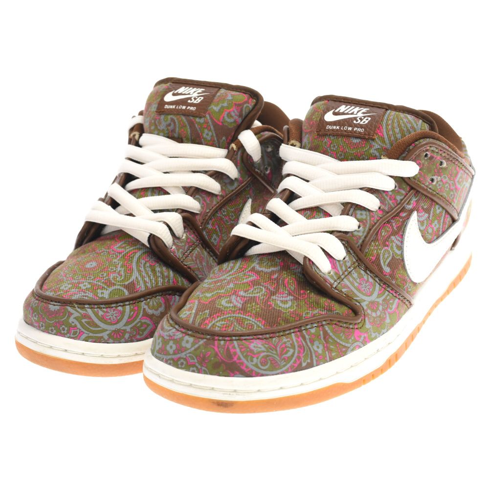 NIKE SB (ナイキエスビー) DUNK LOW PRM Brown Paisley ダンクロー