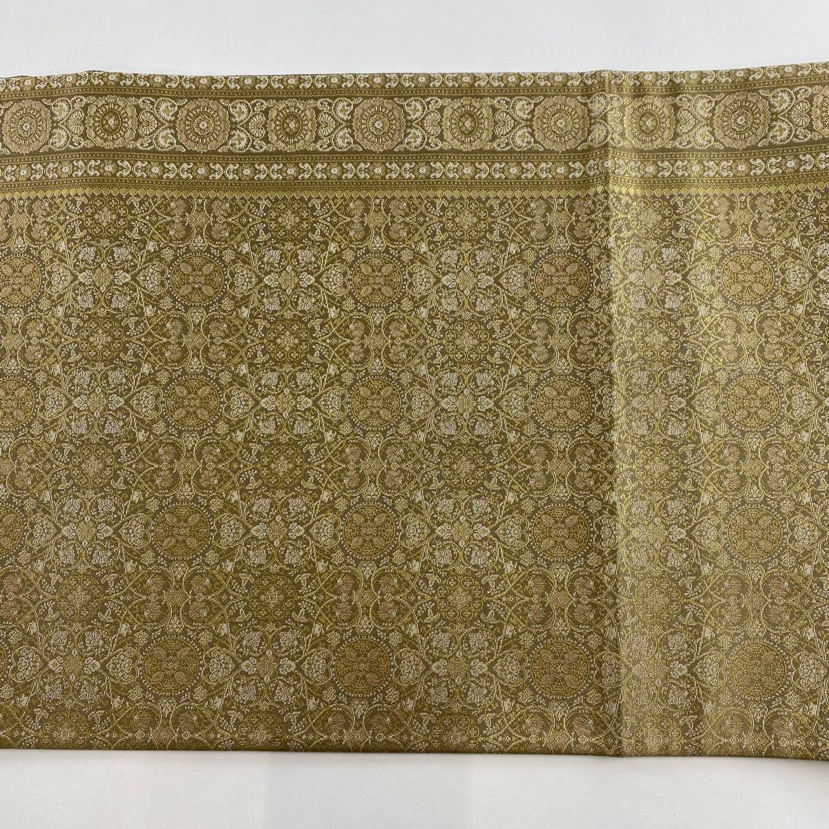 専用帯4587 ●高級 正絹 草木染 全通 袋帯 NISHIORI wakka 京袋帯 ジャムセッション 京 wa・kka 正絹帯 ブランド