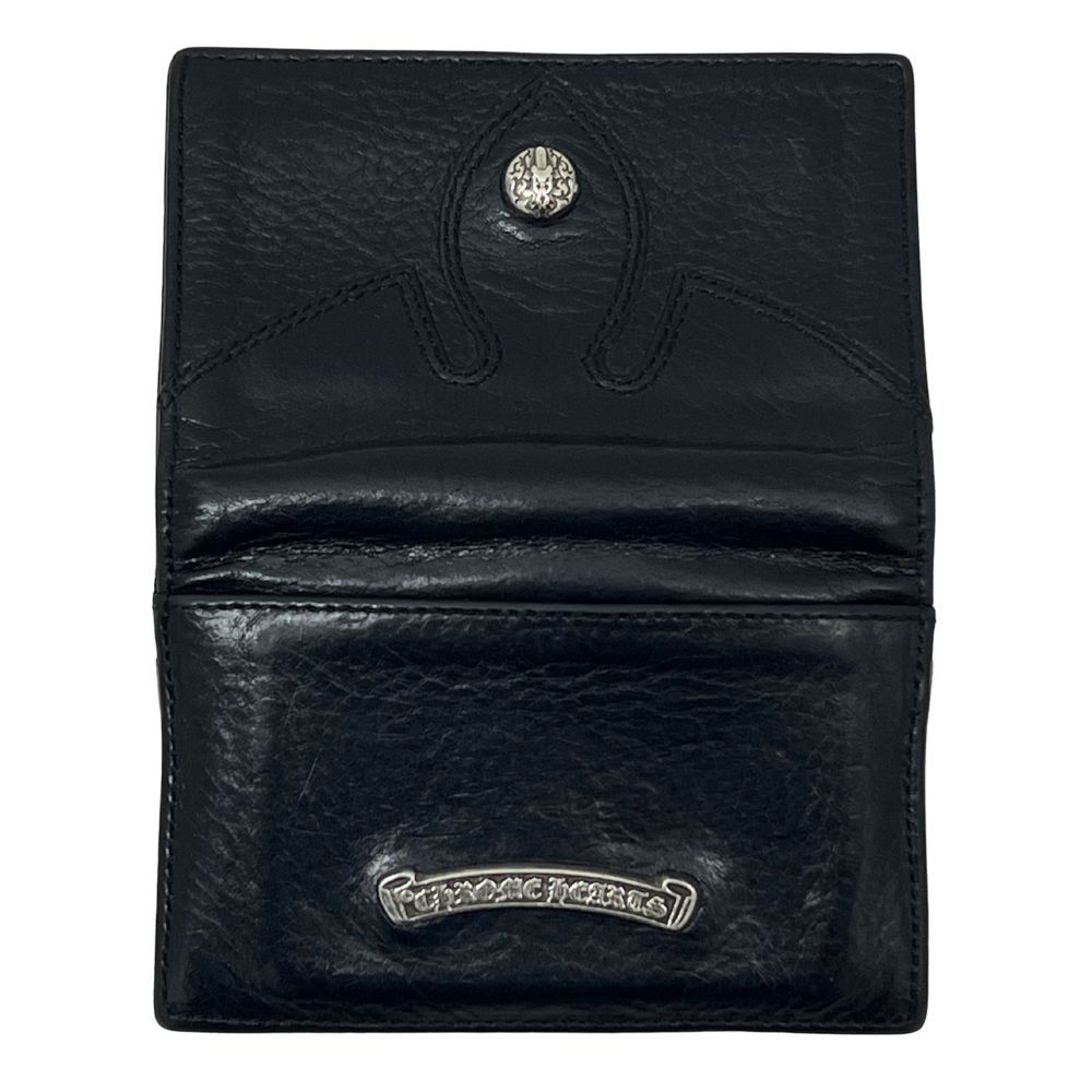 CHROME HEARTS クロムハーツ CARD CASE FLERKNEE フレアニー レザー