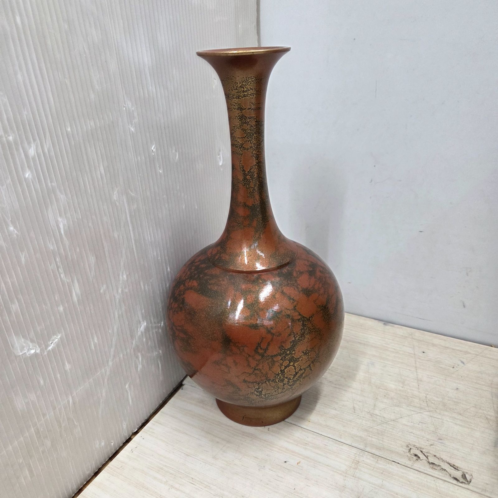 9 S98257 一輪挿し 花瓶 幸山 壺 花器 骨董 - メルカリ