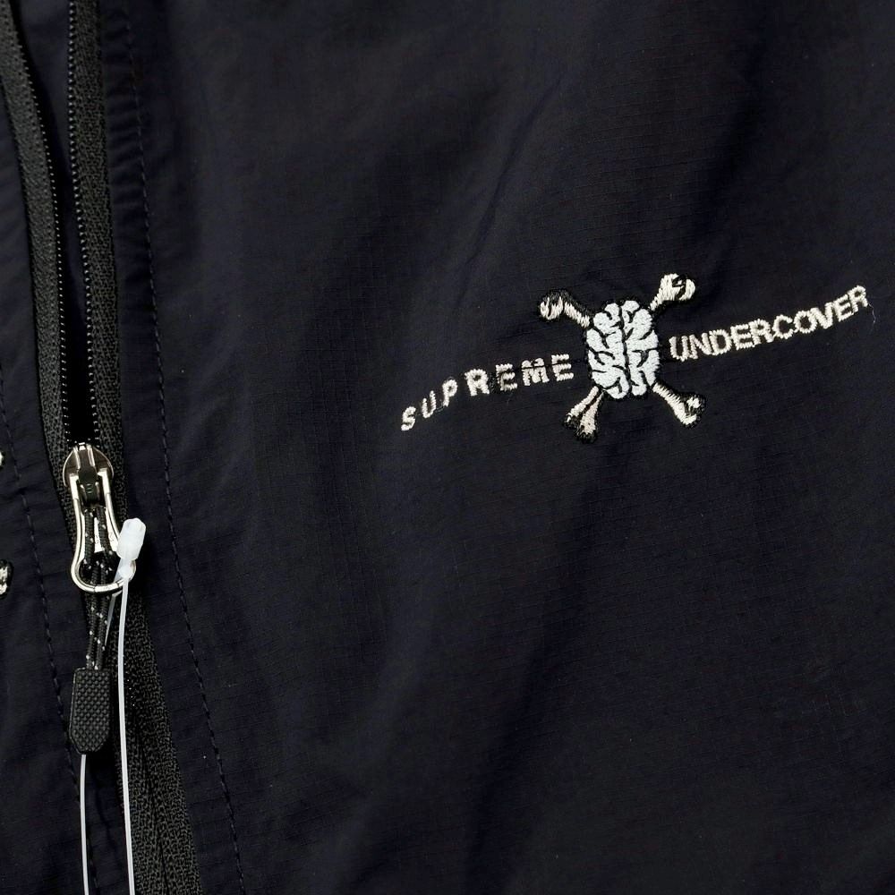 シュプリーム Supreme 2023年春夏 Undercover Track Jacket 刺繍 フーデッド シェルジャケット ブラック【サイズL】【メンズ】