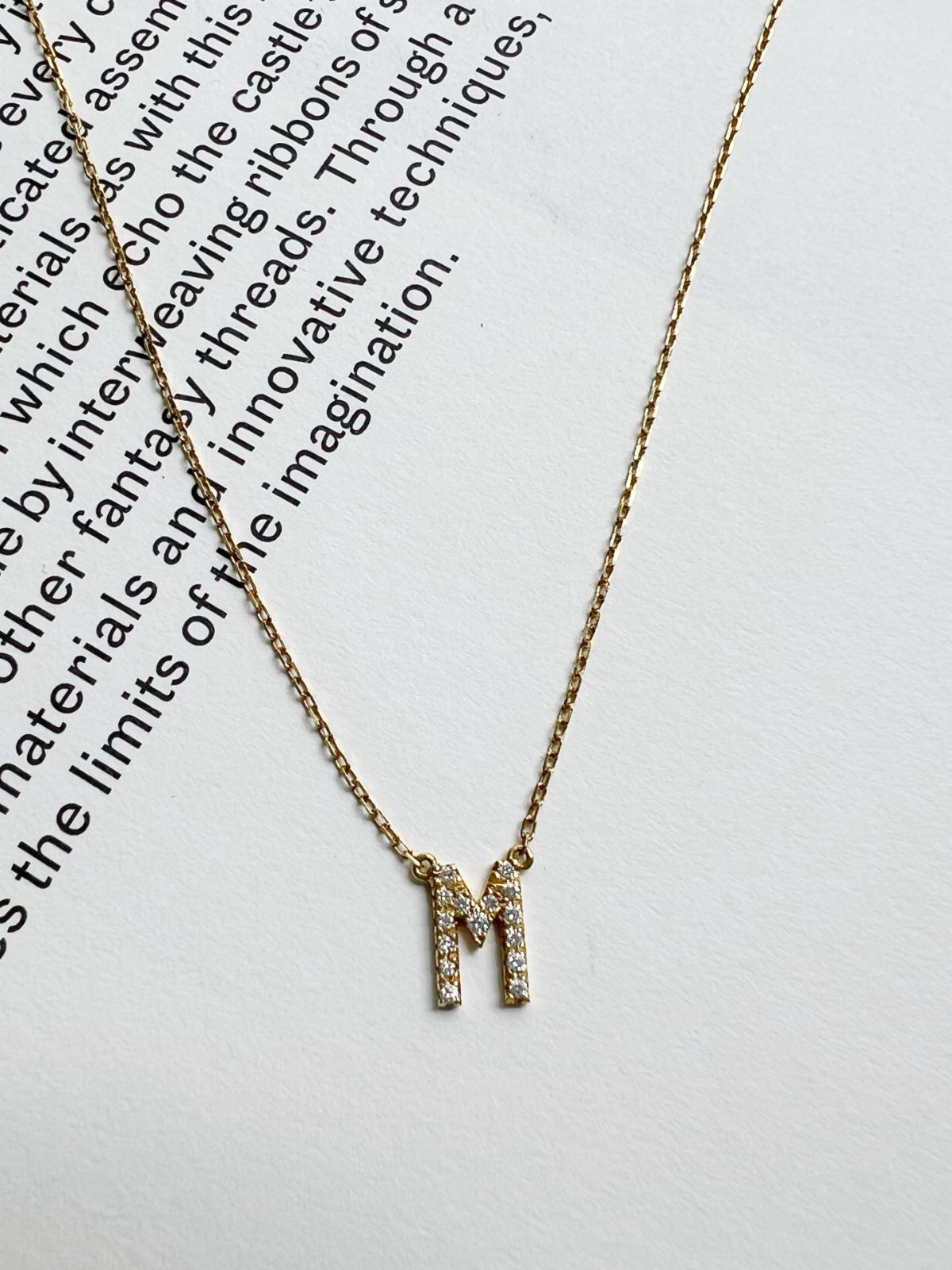ダイヤモンドネックレス 18K