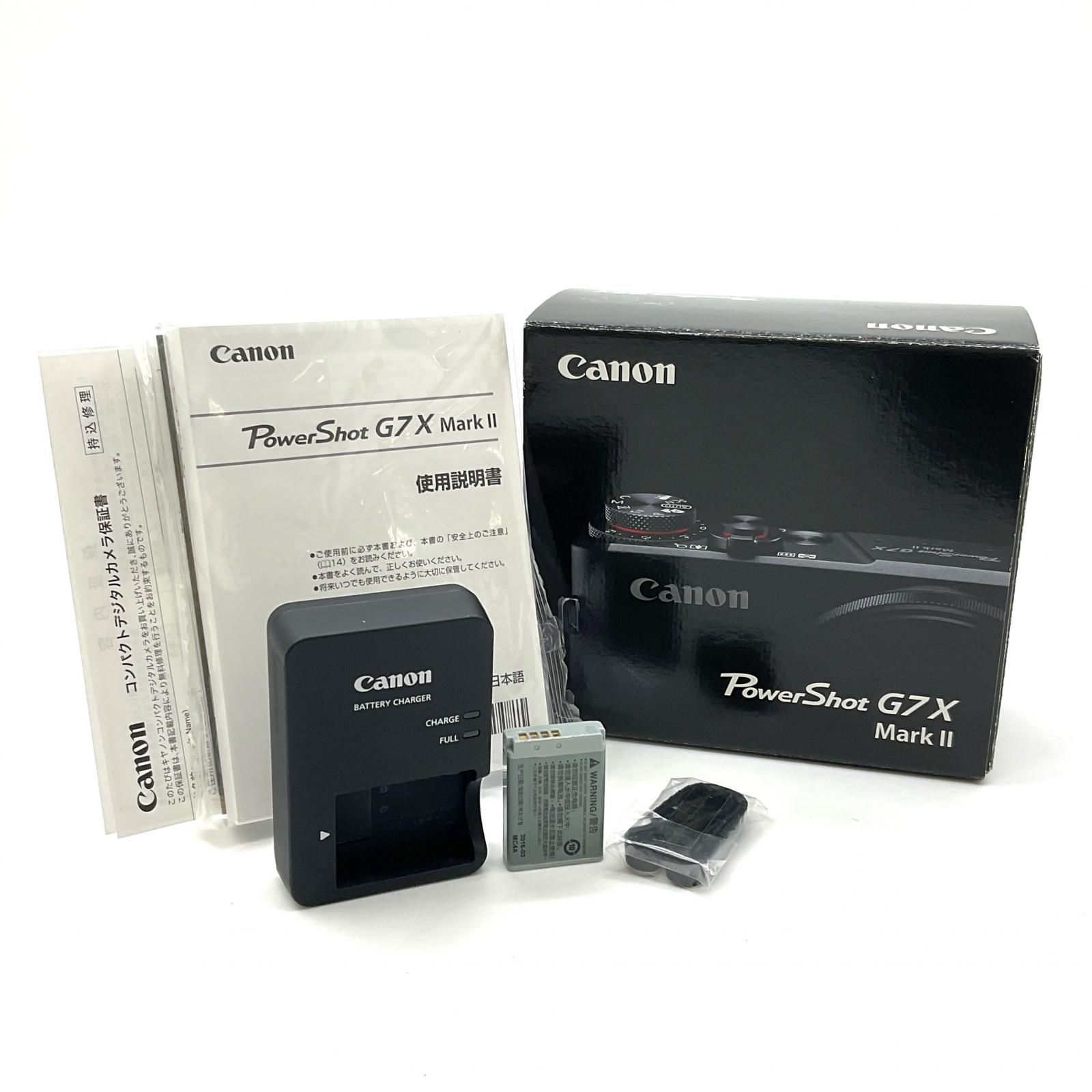 コンパクトデジタルカメラ PowerShot G7 X Mark II 超美品 動作確認済 