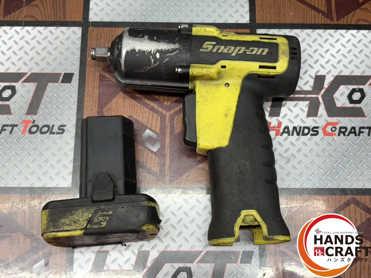 〇 ジャンク品 スナップオン Snap-on CT761 インパクトレンチ バッテリ×1付 スイッチ接触不良有 ハンズクラフト佐賀