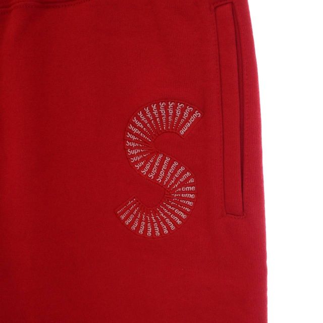 シュプリーム SUPREME タグ付き S LOGO SWEATPANT Sロゴ スウェットパンツ 裏起毛 S 赤 レッド /DK - メルカリ