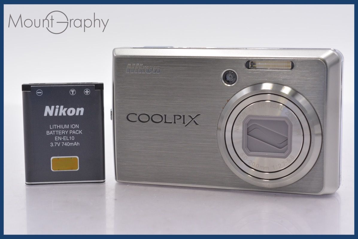 ニコン Nikon COOLPIX S600 4x バッテリー付属 完動 同梱可 am642