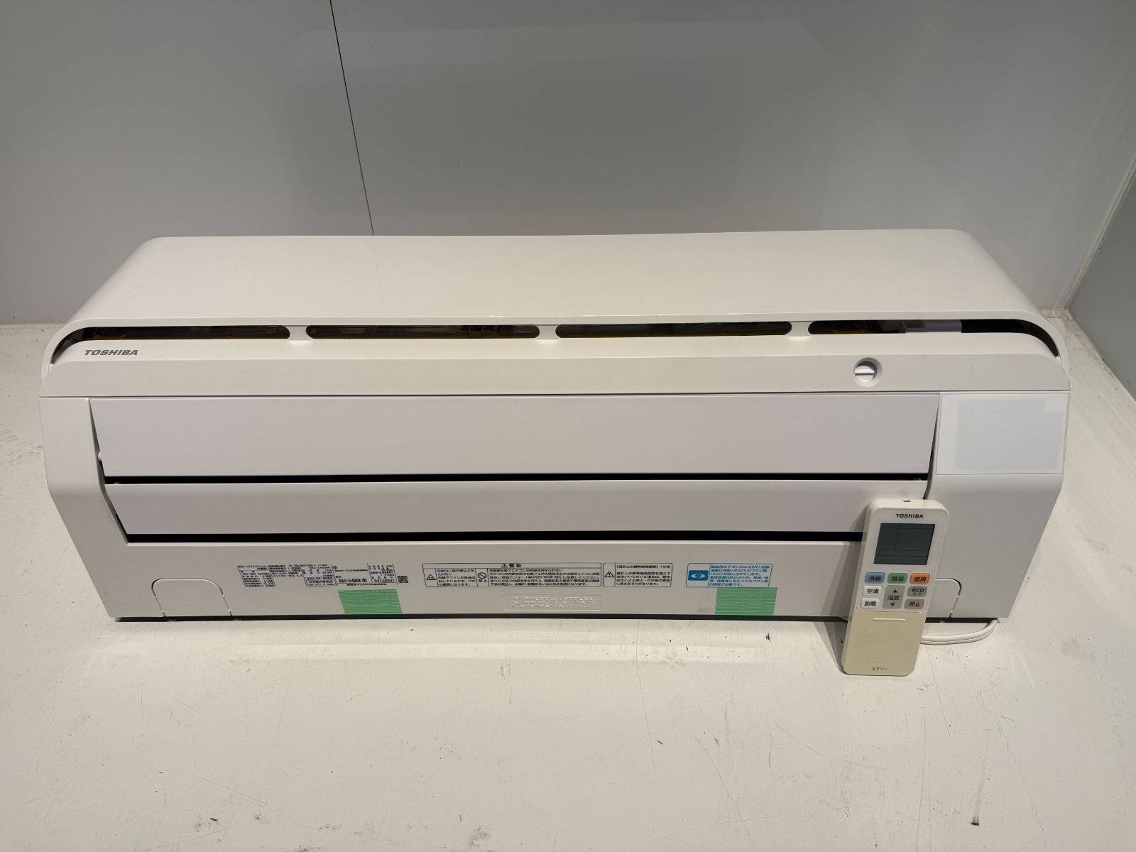 169 TOSHIBA 2019年製エアコン 14～16畳用 整備済み