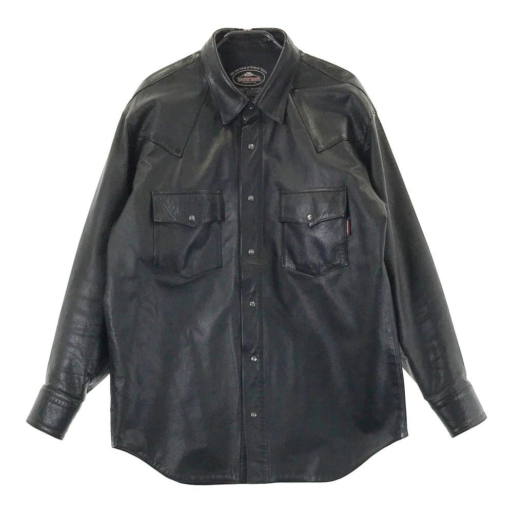 KUSHITANI クシタニ レザー長袖シャツ ブラック系 L 240101406605