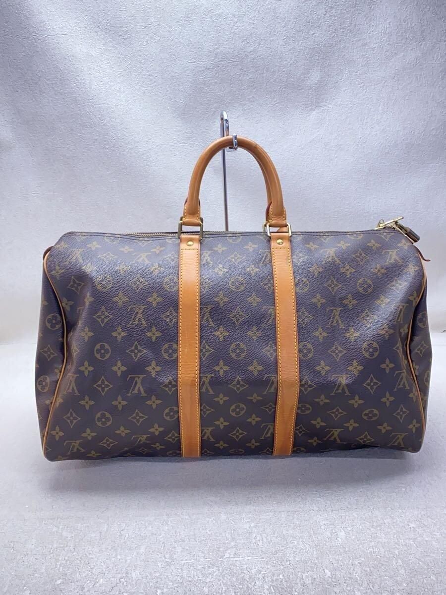 LOUIS VUITTON キーポル・バンドリエール45_モノグラム・キャンバス_BRW PVC ブラウン - メルカリ