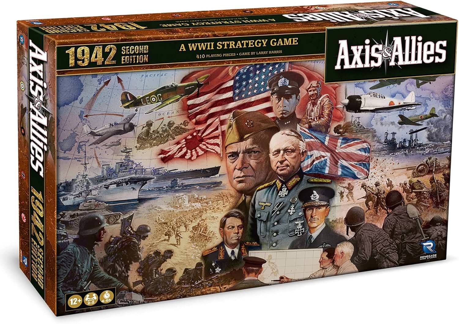 戦略ボードゲーム Axis Allies 1942 Second Edition 第二次世界大戦 2-5人用 戦略シミュレーション 歴史ゲーム 英語版 日本語説明書なし