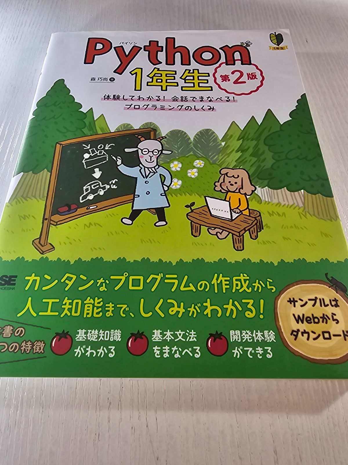Python1年生 第2版 体験してわかる!会話でまなべる