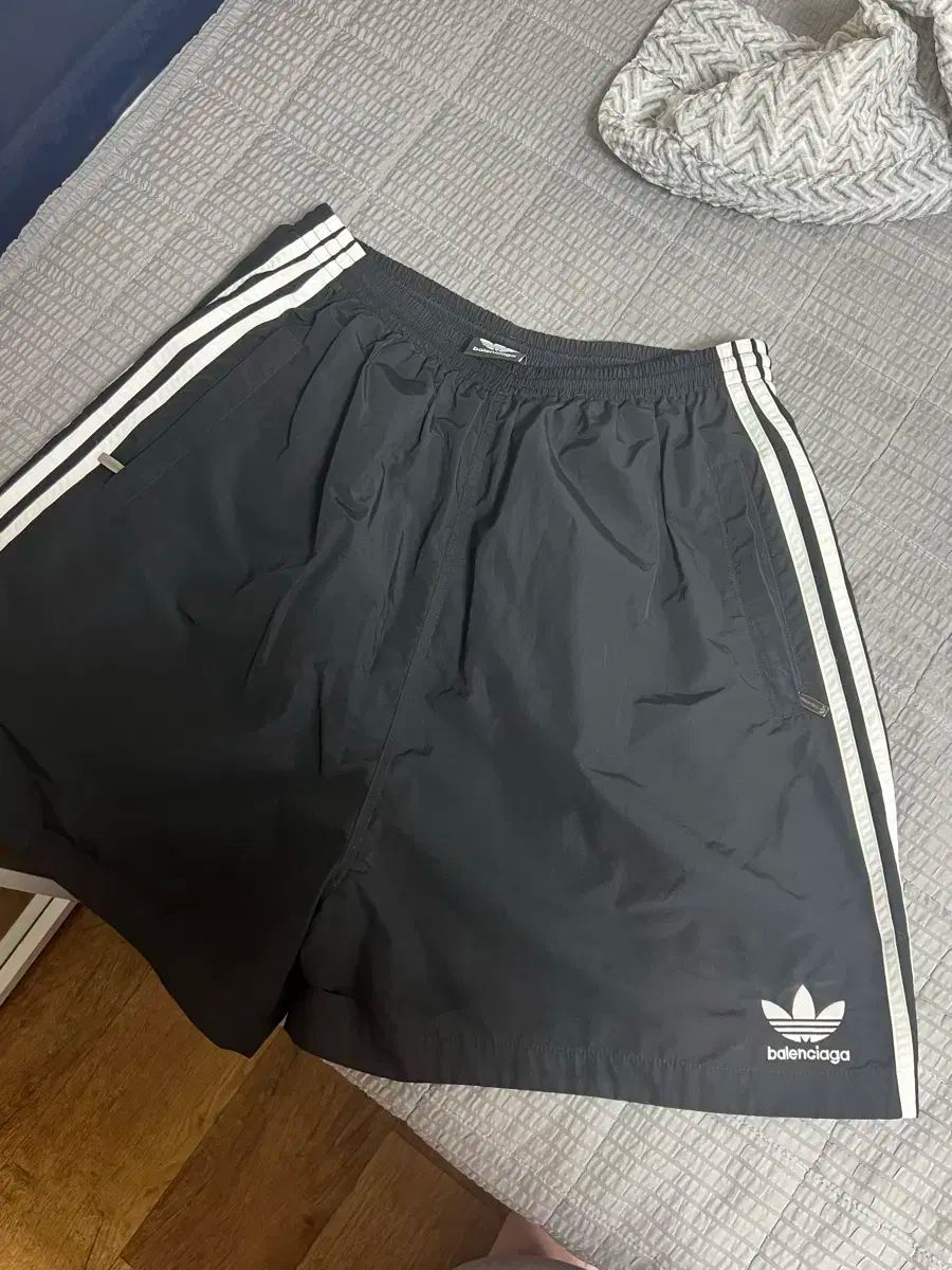 BALENCIAGA バレンシアガ adidas アディダス ポプリン ハーフパンツ 48