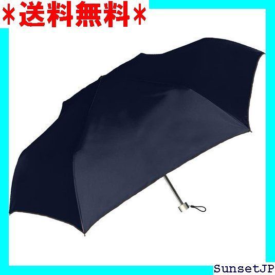 おしゃれ 中谷-傘 中谷 晴雨兼用折傘 メンズ日傘 ネイビー 無地 423-007 手開き式 親骨グラスファイバー 60cm ビッグサイズ 161