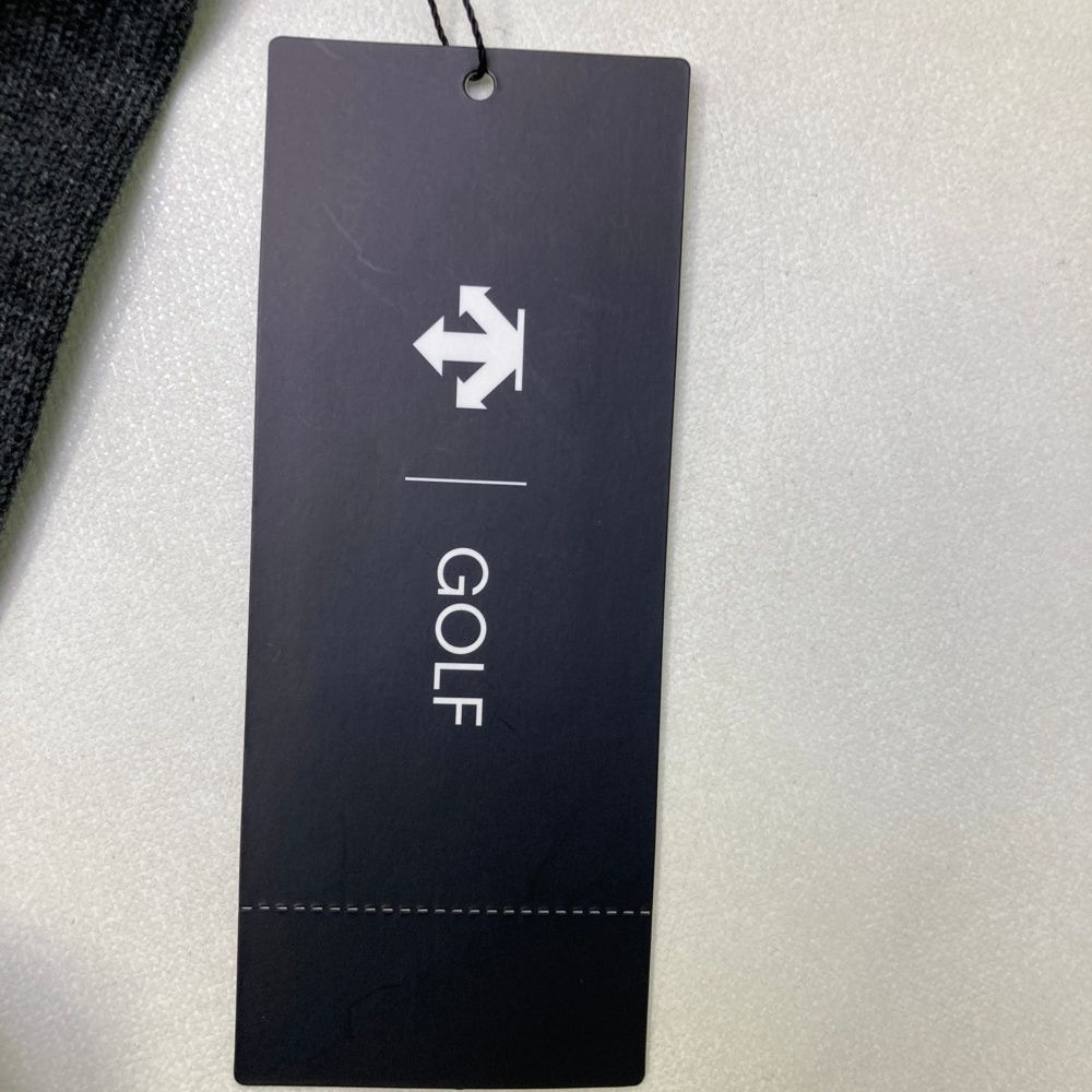 サイズ：S DESCENTE GOLF デサントゴルフ  ウール混 ニット セーター  グレー系 [240101475525] ゴルフウェア レディース ストスト サイズ：S DESCENTE GOLF デサントゴルフ ウール混 ニット