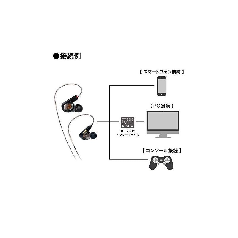 オーディオテクニカ ATH-E70 モニター イヤホン 有線 ゲーミングイヤホン ゲーミング レコーディング ミキシング - メルカリ