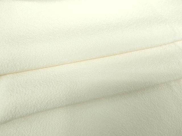 平和屋着物●上質な色無地 生成色 正絹 DAAX4373ps
