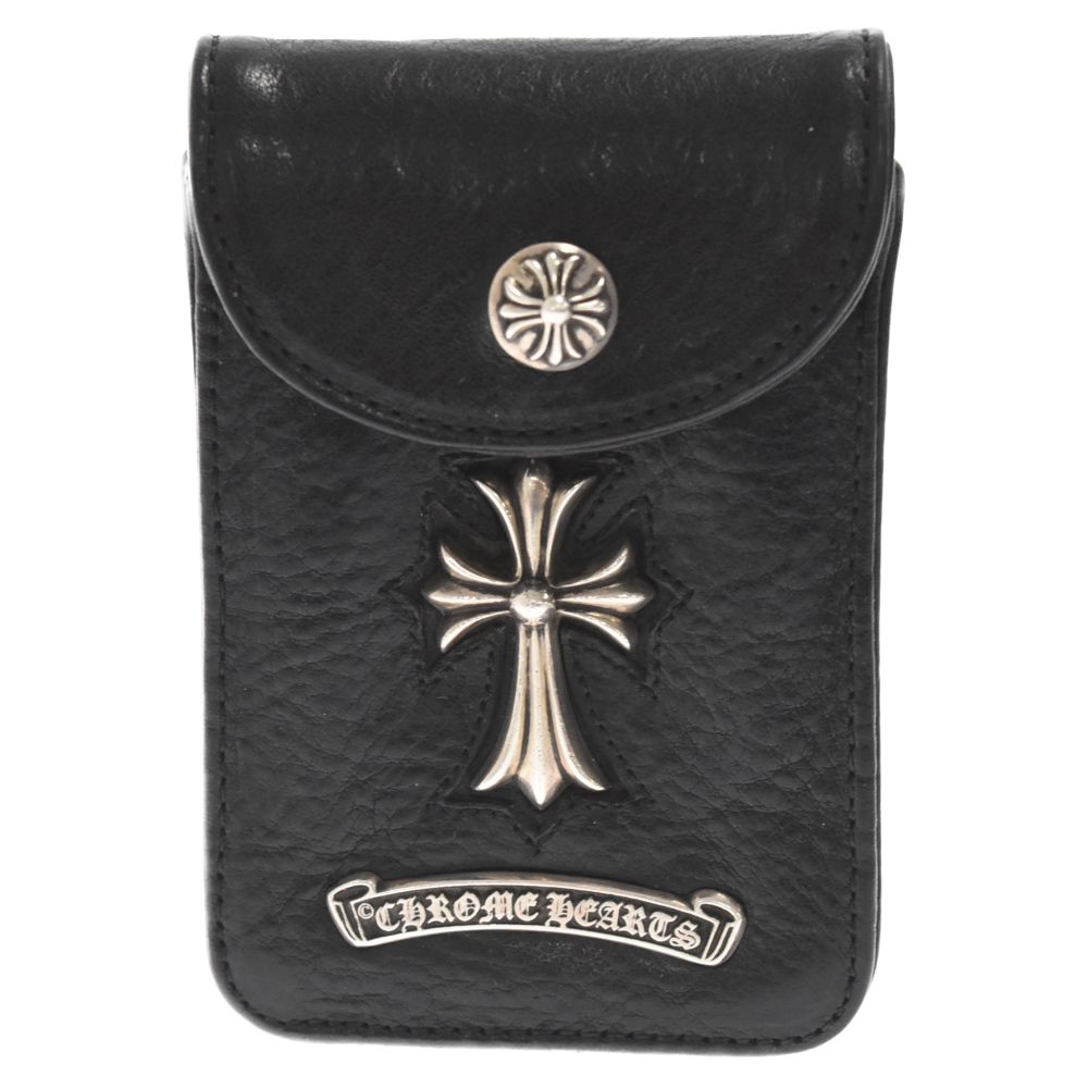 CHROME HEARTS (クロムハーツ) CIGARETTE CASE スモールCHクロス付き