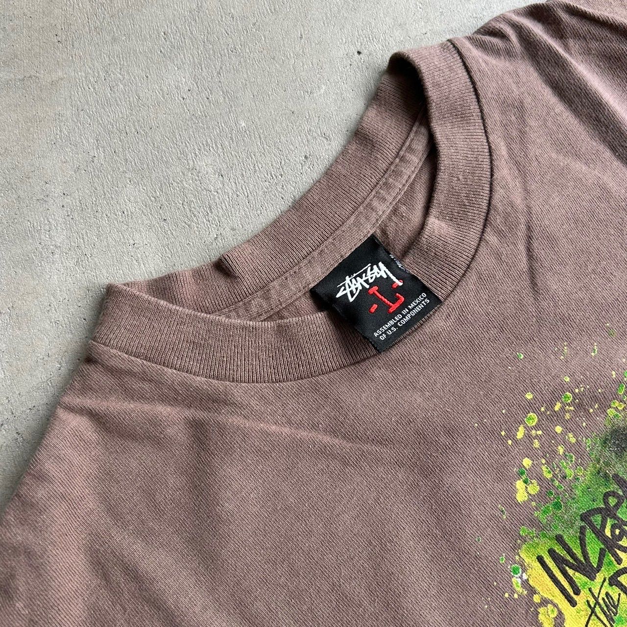激レア OLD STUSSY BMX ロンT c-boy Tシャツ OLD STUSSY INCREASE THE PEACE メンズ ヒップホップ