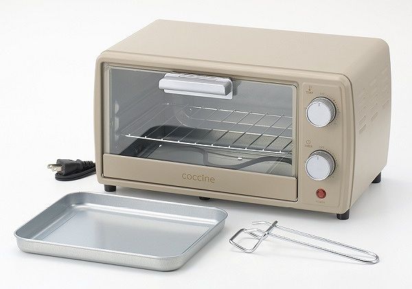 オーブントースター コッチネ グレージュ 9L CO-02・グレージュ