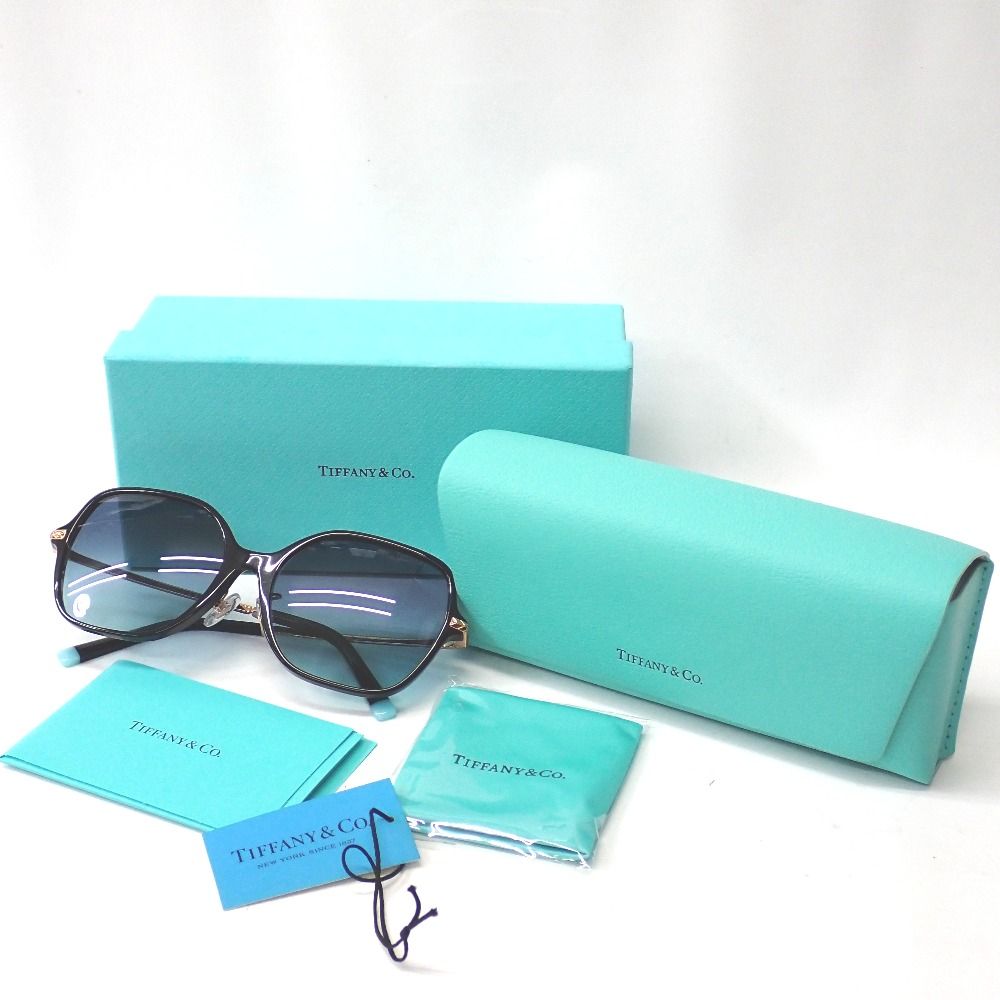 Ft619353 ティファニー サングラス 57□17 140 TF4191-F 8001/9S ブラック×ゴールド レディース  TIFFANY&Co. 中古 - メルカリ