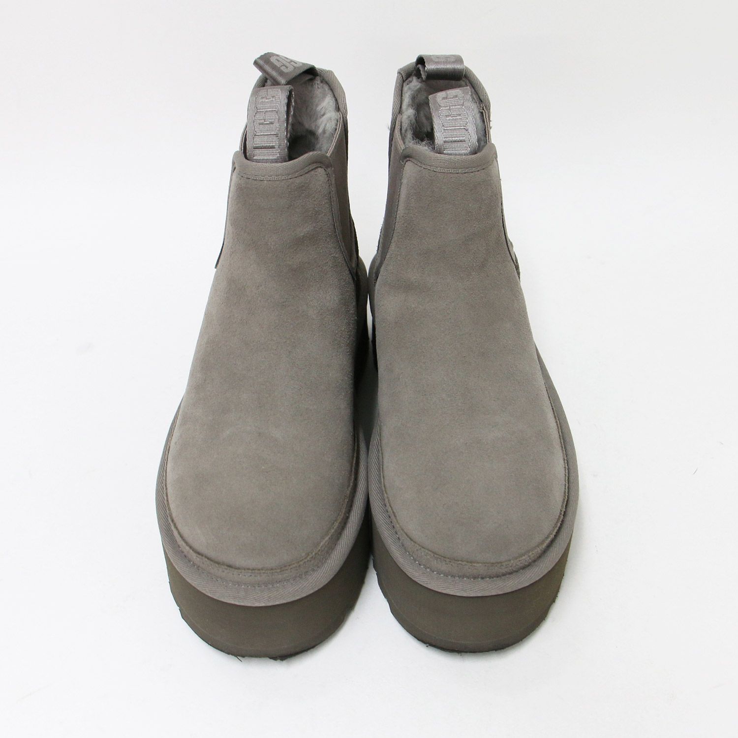 美品 UGG アグ ブーツ ショートブーツ グレー系 7 (24.0cm) サイドゴア